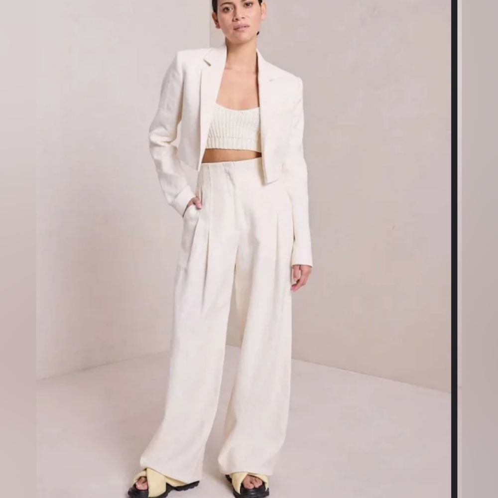 ALC Bennett Linen Pleated Pants